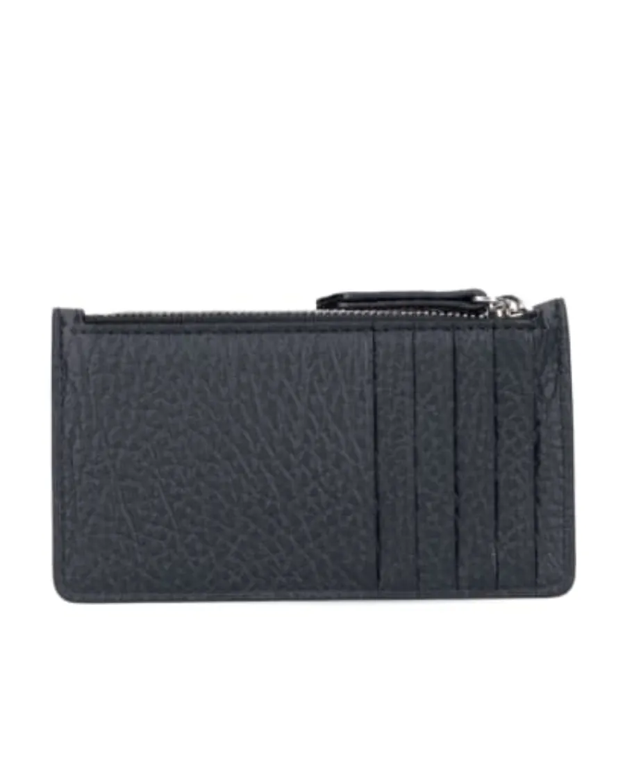 Four-Stitch Top Zipped Cardholder