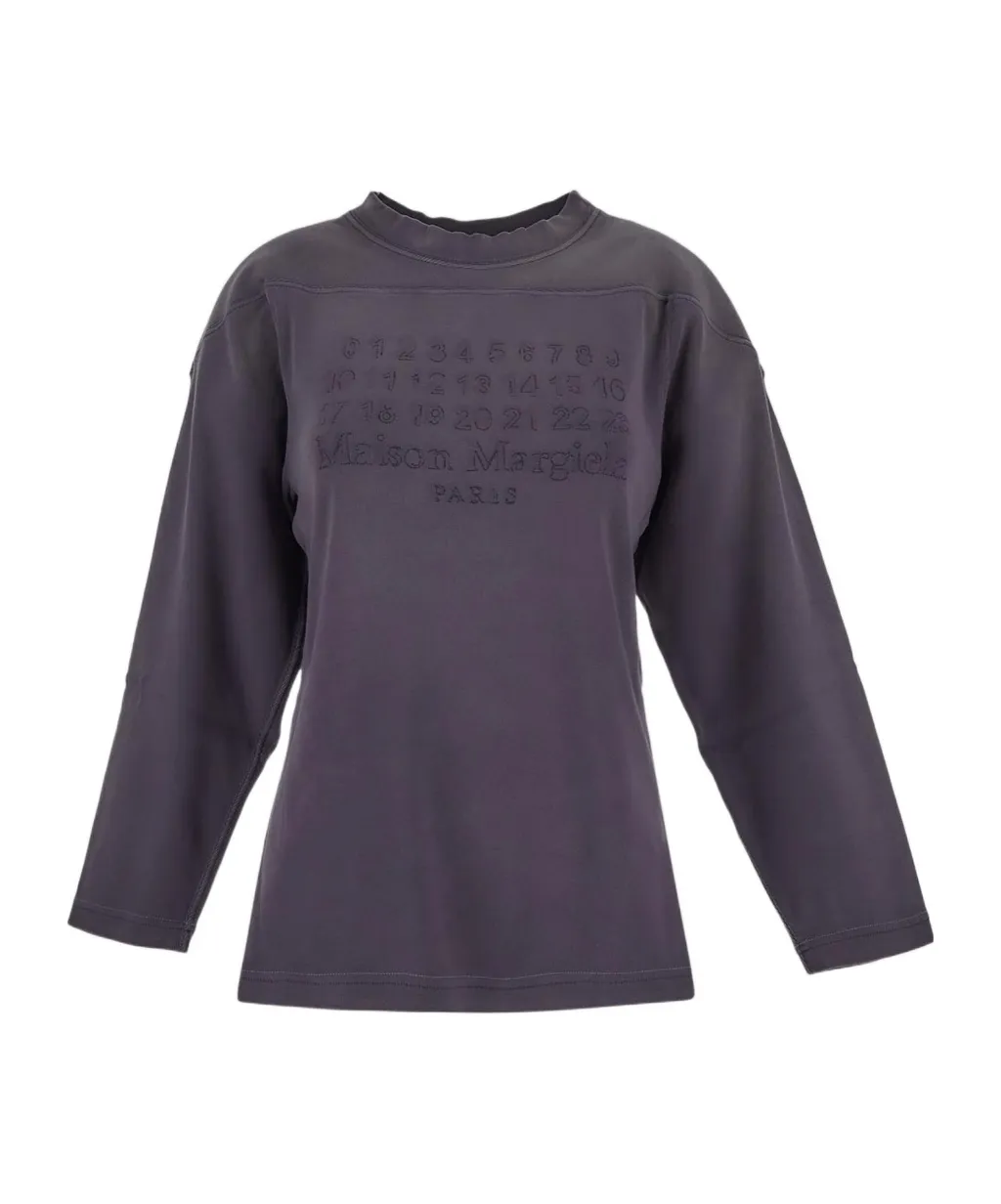 Long-Sleeved Crewneck Sweatshirt