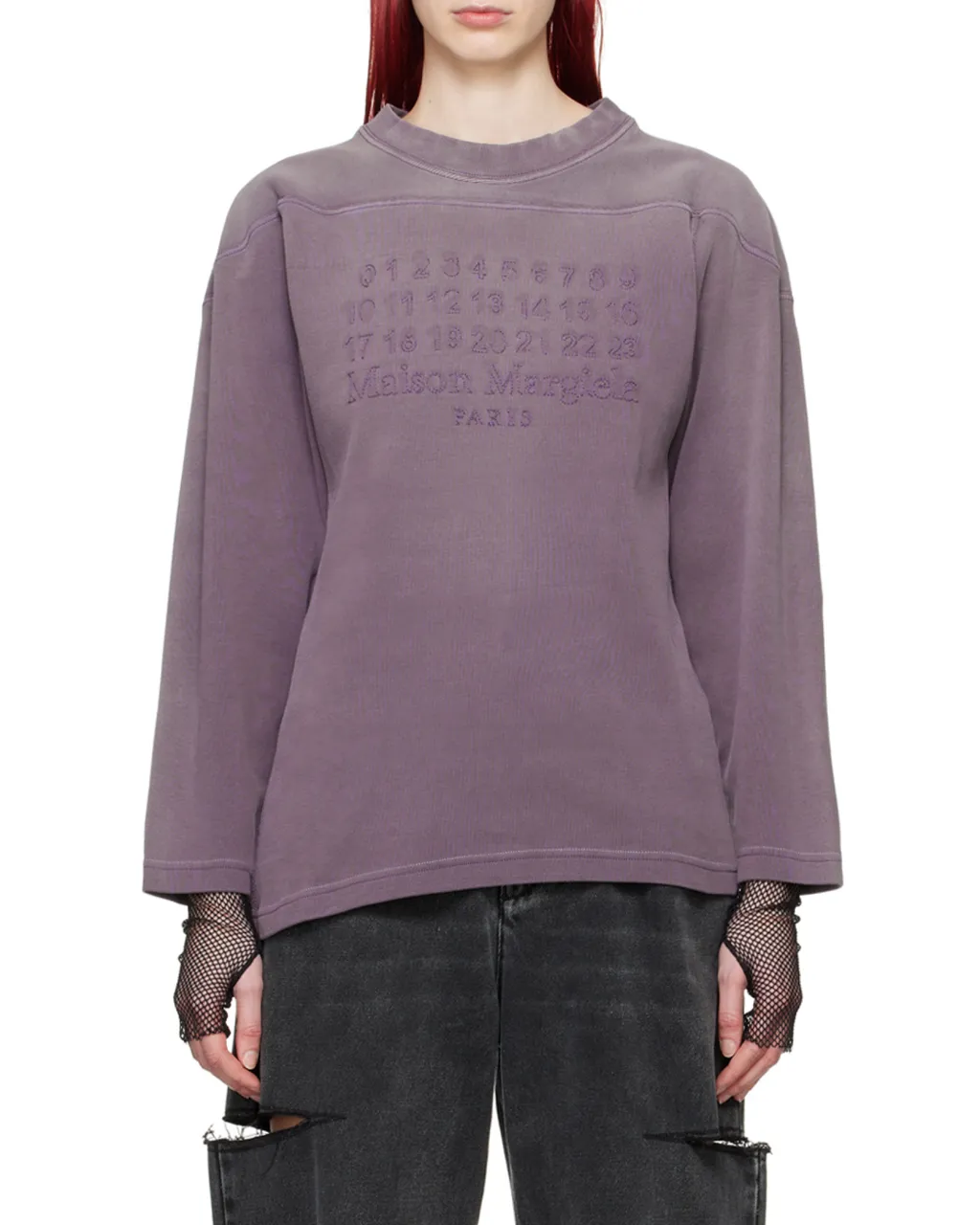 Long-Sleeved Crewneck Sweatshirt