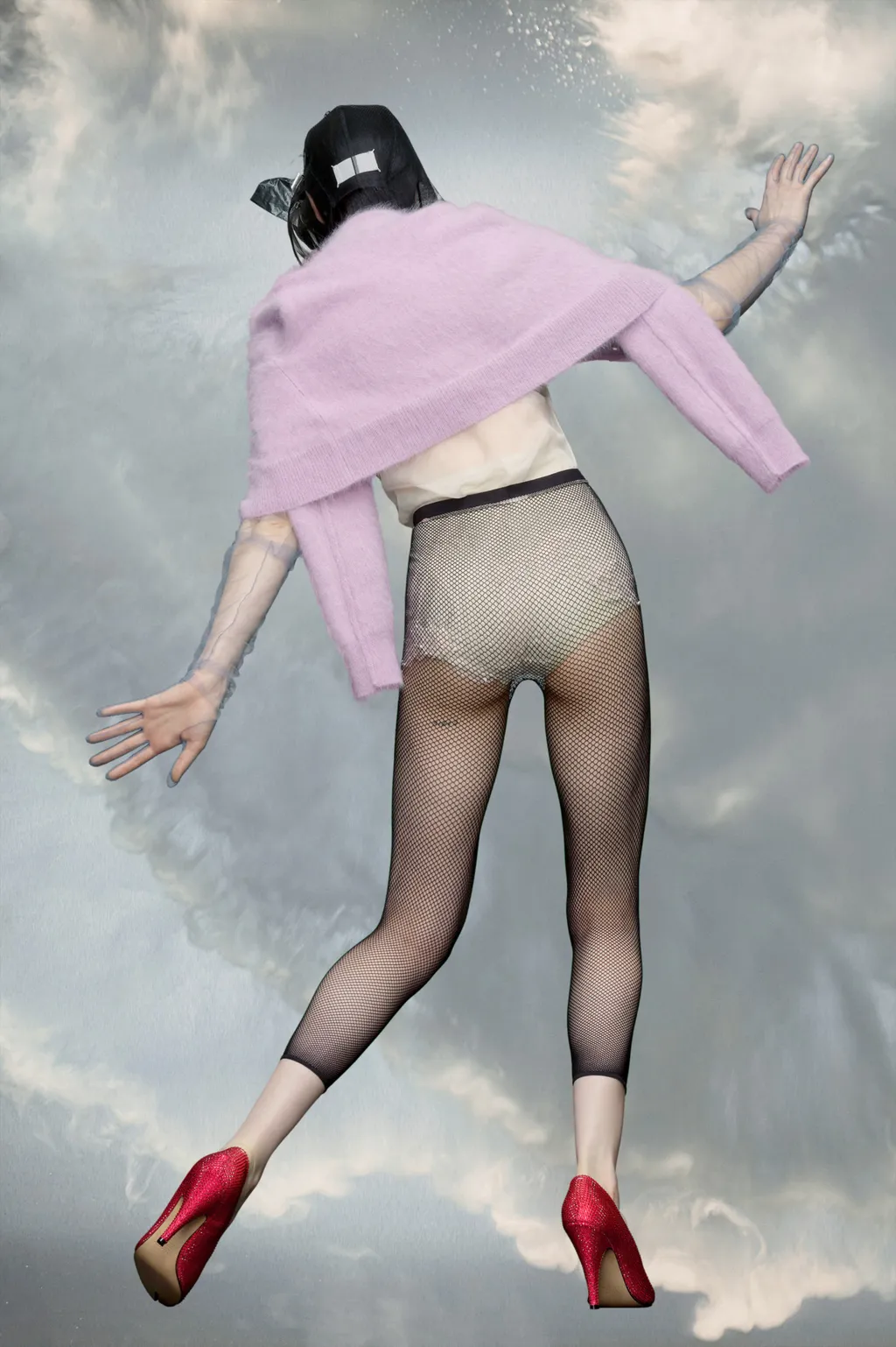 Cropped Knitted Cardigan
