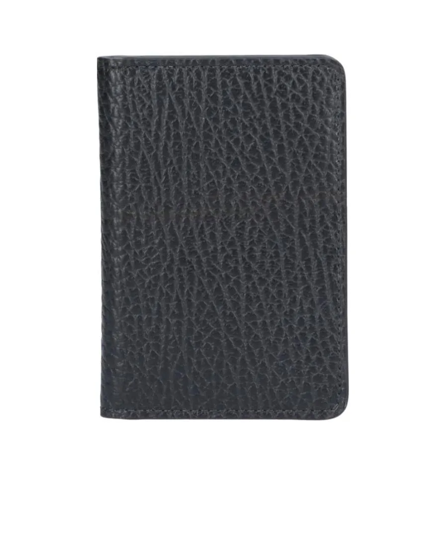 Four-Stitch Logo Foldover Wallet