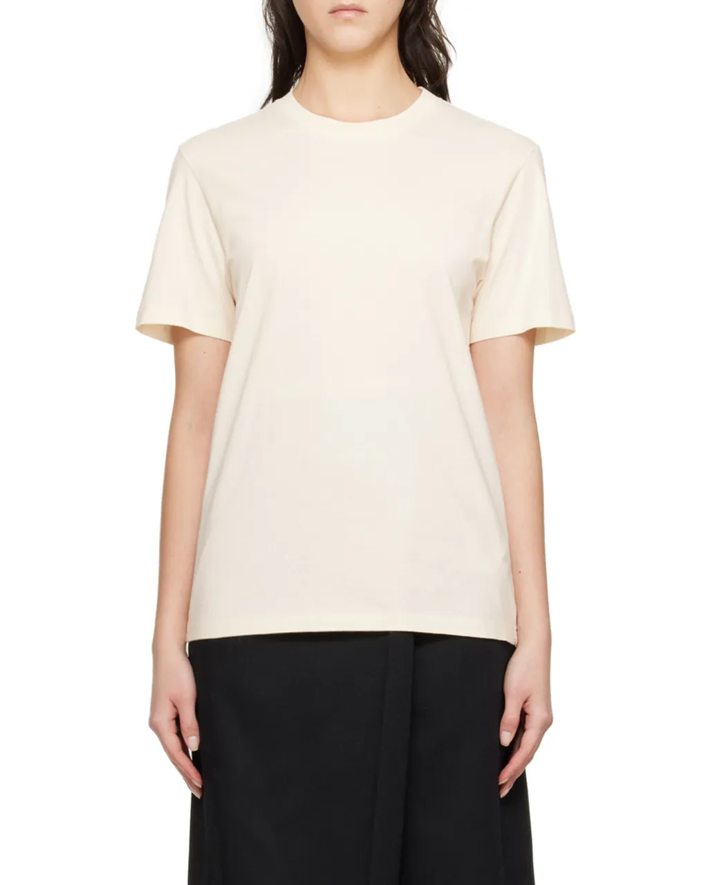 Set Of Three Crewneck Straight Hem T-Shirts