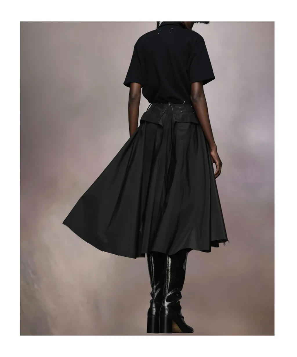 Layered Midi Skirt