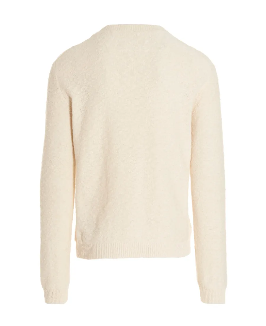 Long Cuffed Sleeved Crewneck Sweater