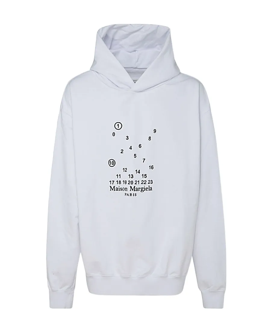 Logo Printed Long-Sleeved Hoodie
