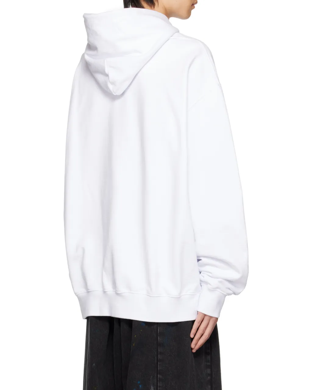 Logo Printed Long-Sleeved Hoodie