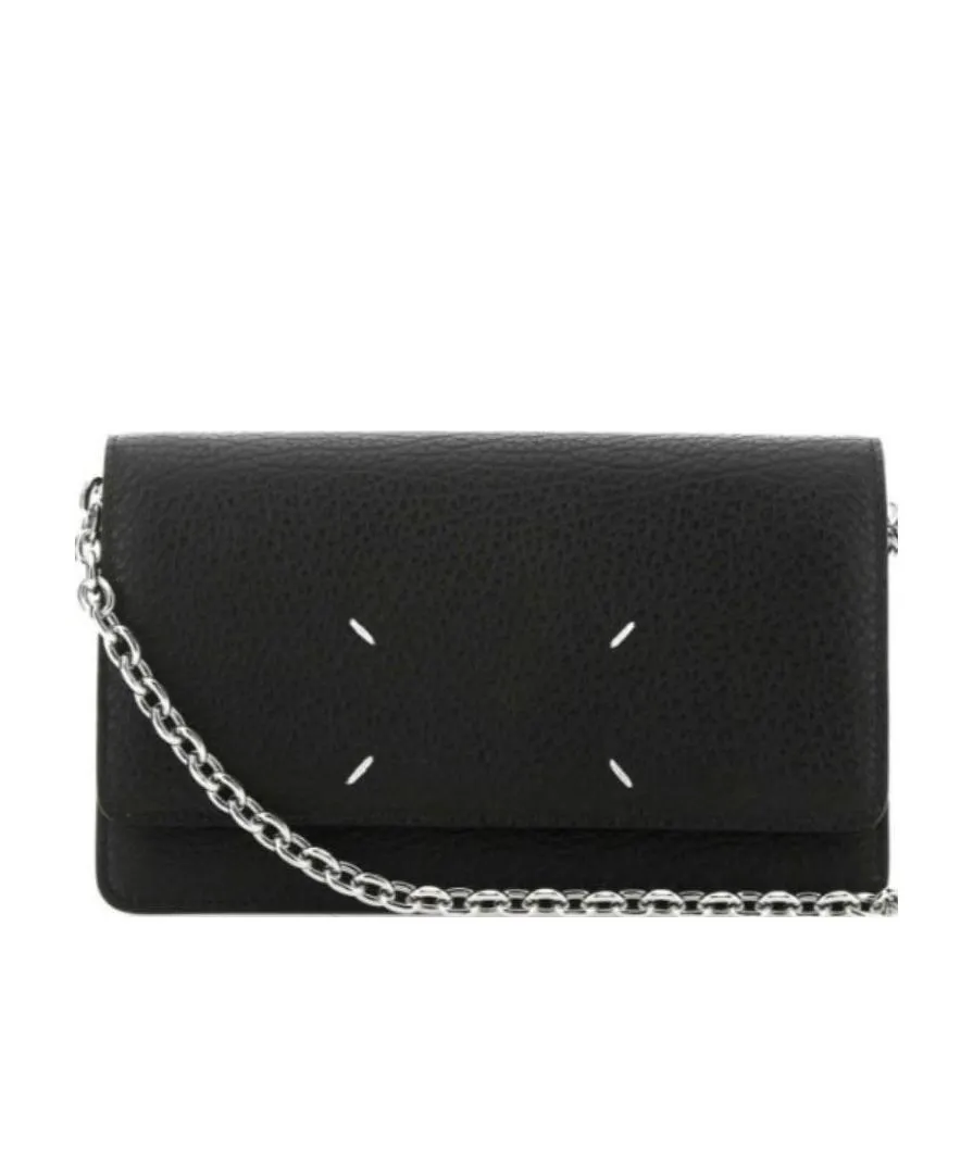 Four-Stitch Foldover Top Crossbody Bag