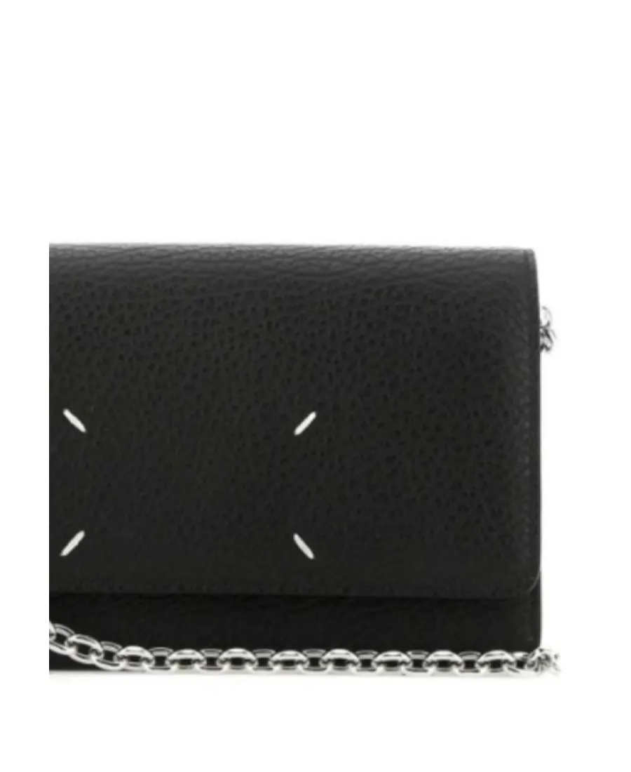 Four-Stitch Foldover Top Crossbody Bag