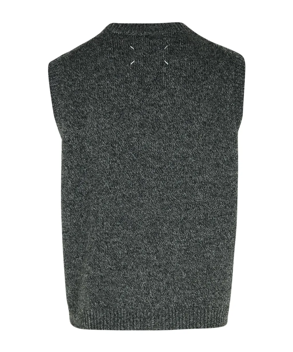 Shetland Crewneck Knitted Vest