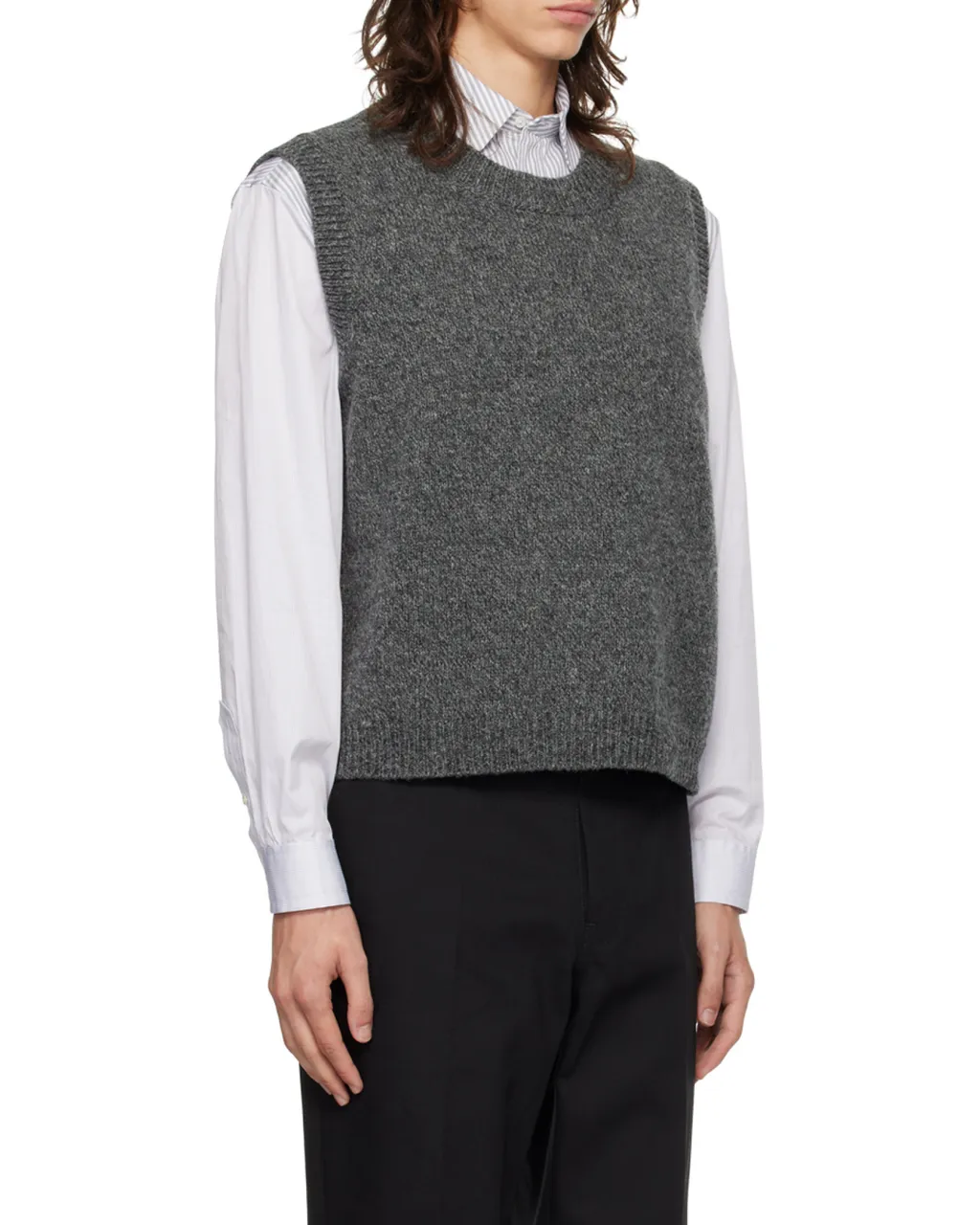 Shetland Crewneck Knitted Vest
