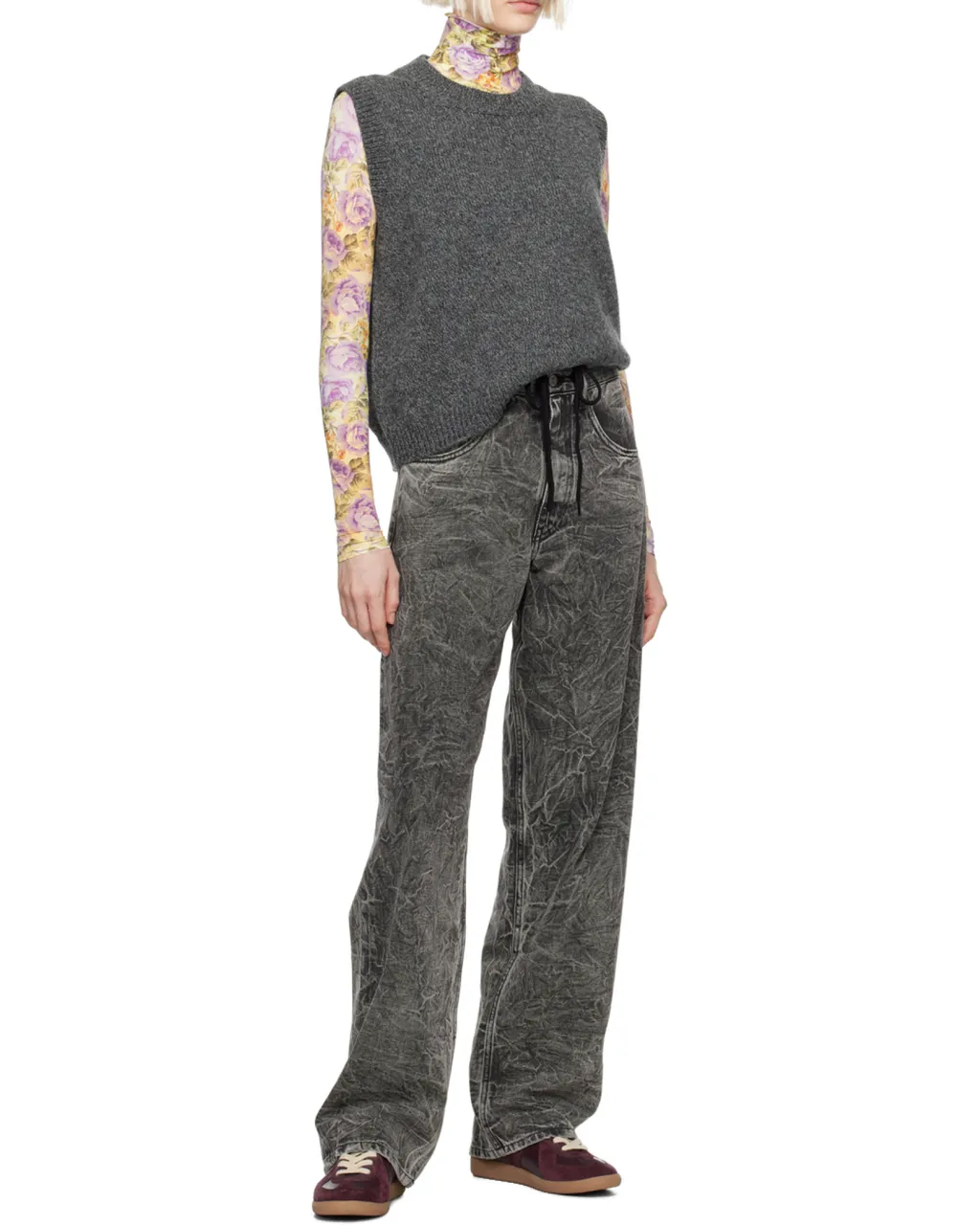 Shetland Crewneck Knitted Vest