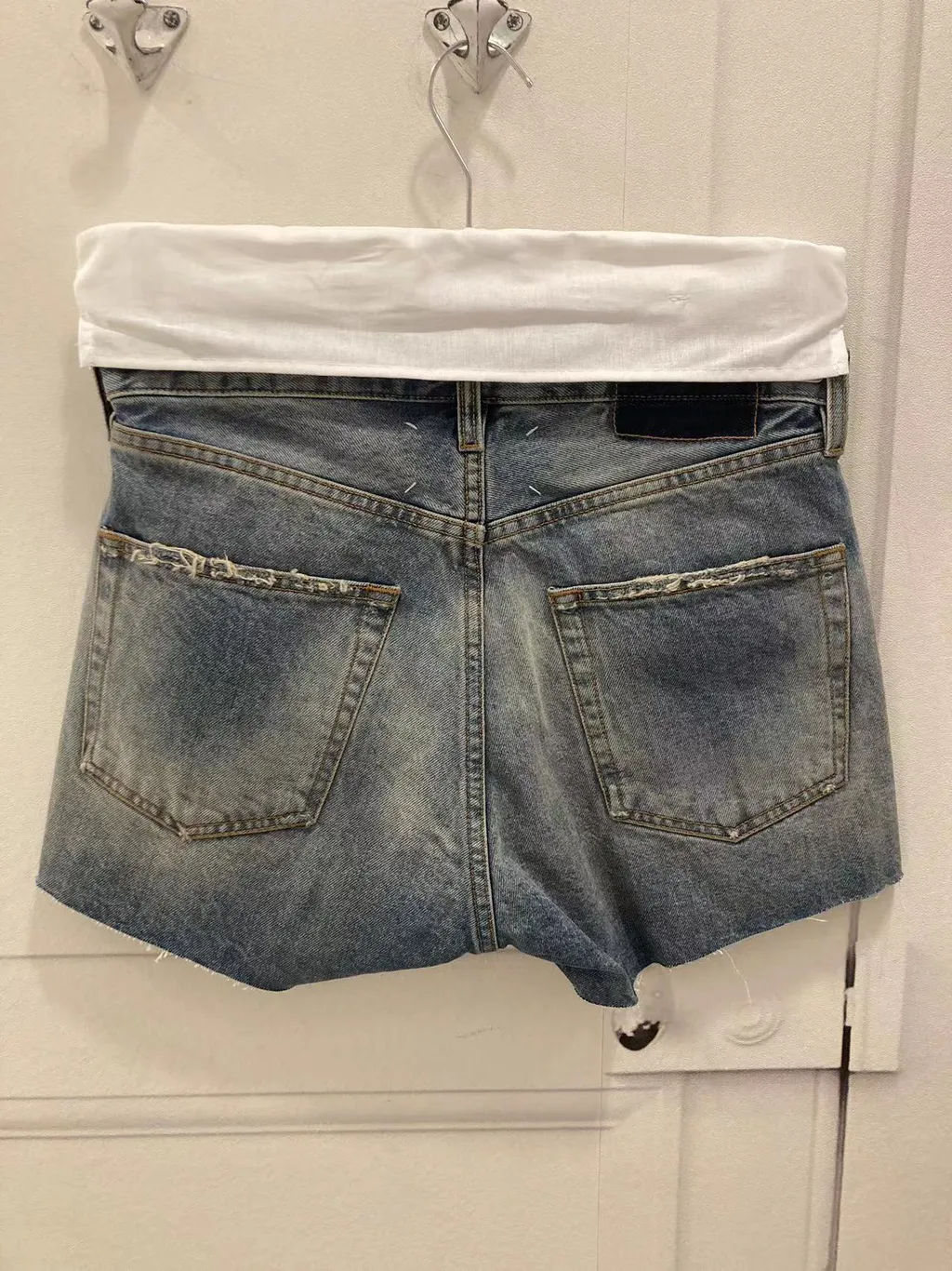 Raw Cut Denim Shorts