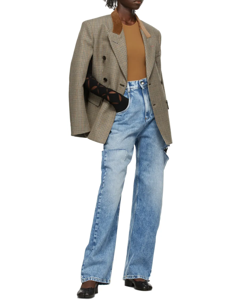 Cut-Out Detailed Jeans