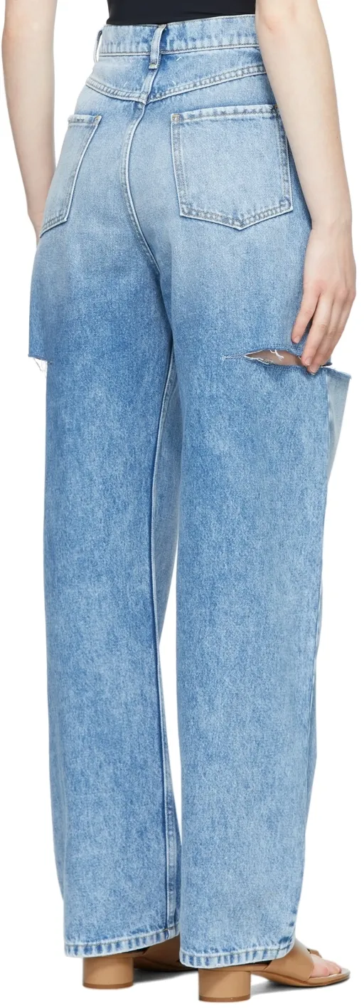 Cut-Out Detailed Jeans