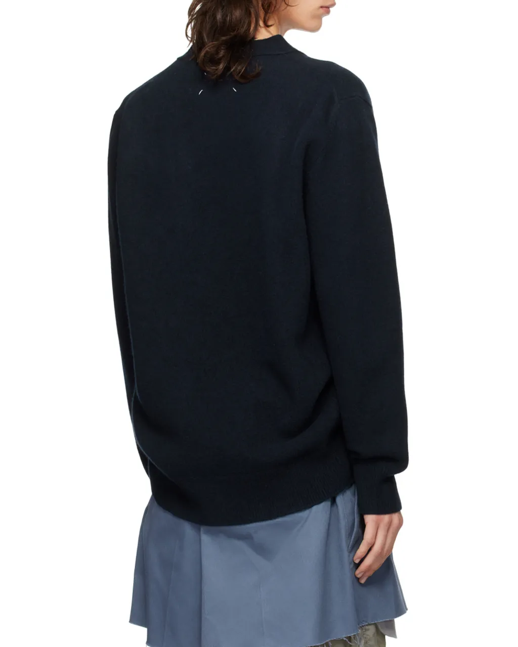 V-Neck Button-Up Cardigan