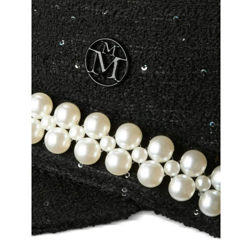Pearl-Embellished Cap