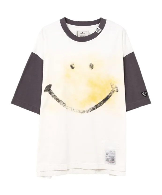 Smiley Face Print T-Shirt