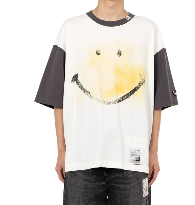 Smiley Face Print T-Shirt