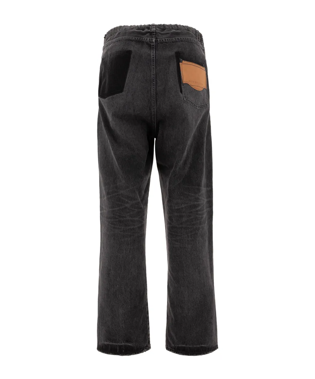 Easy Waist Wide-Leg Jeans