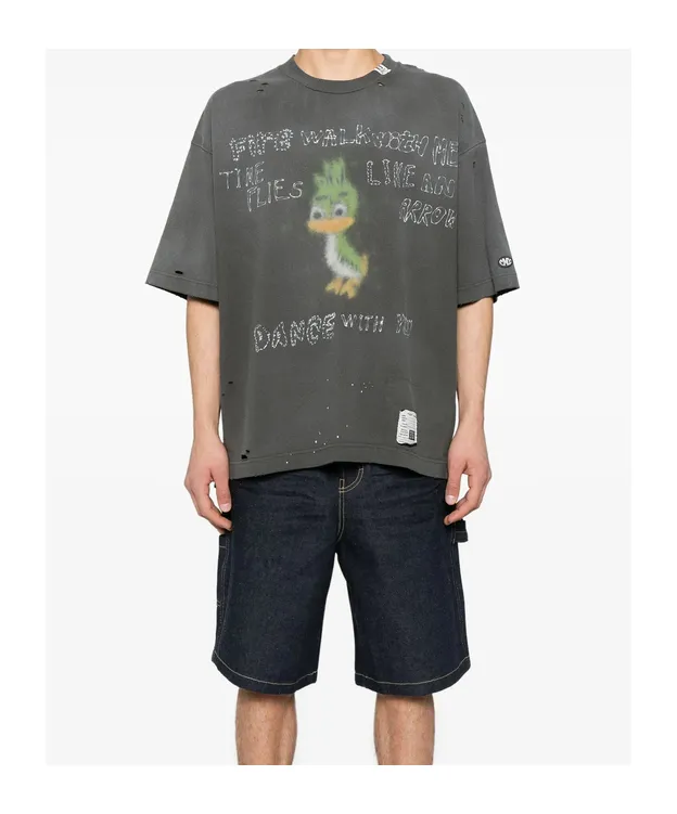 Graphic Print Crewneck T-Shirt