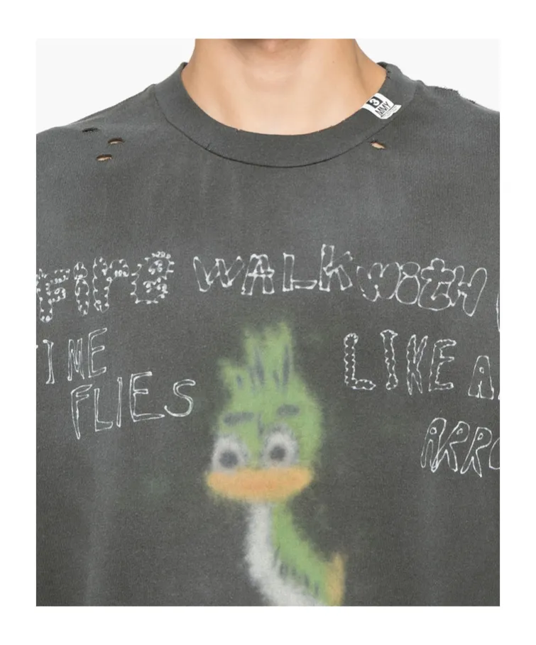 Graphic Print Crewneck T-Shirt