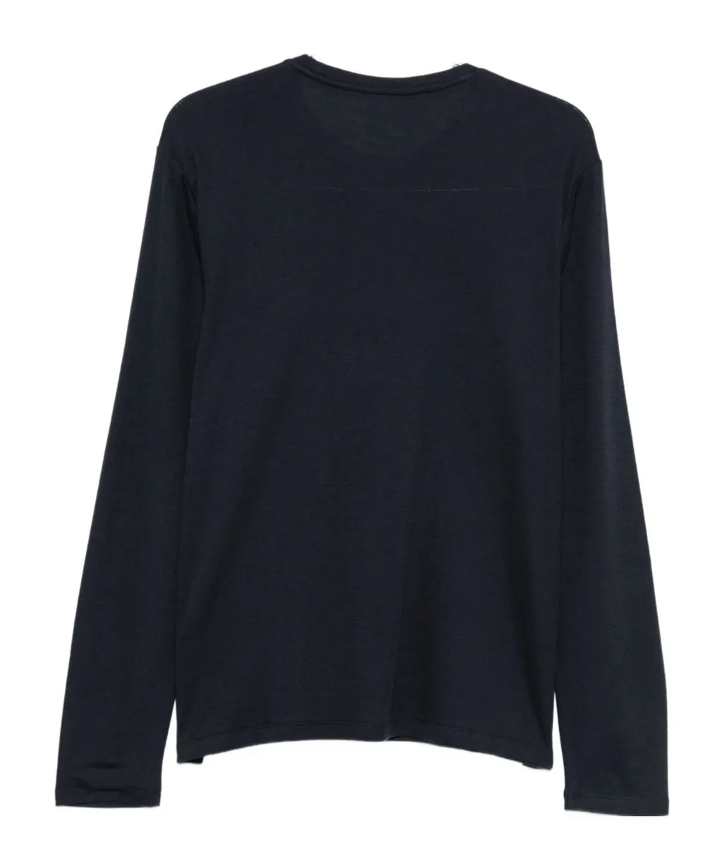 Round Neck Long-Sleeved T-Shirt