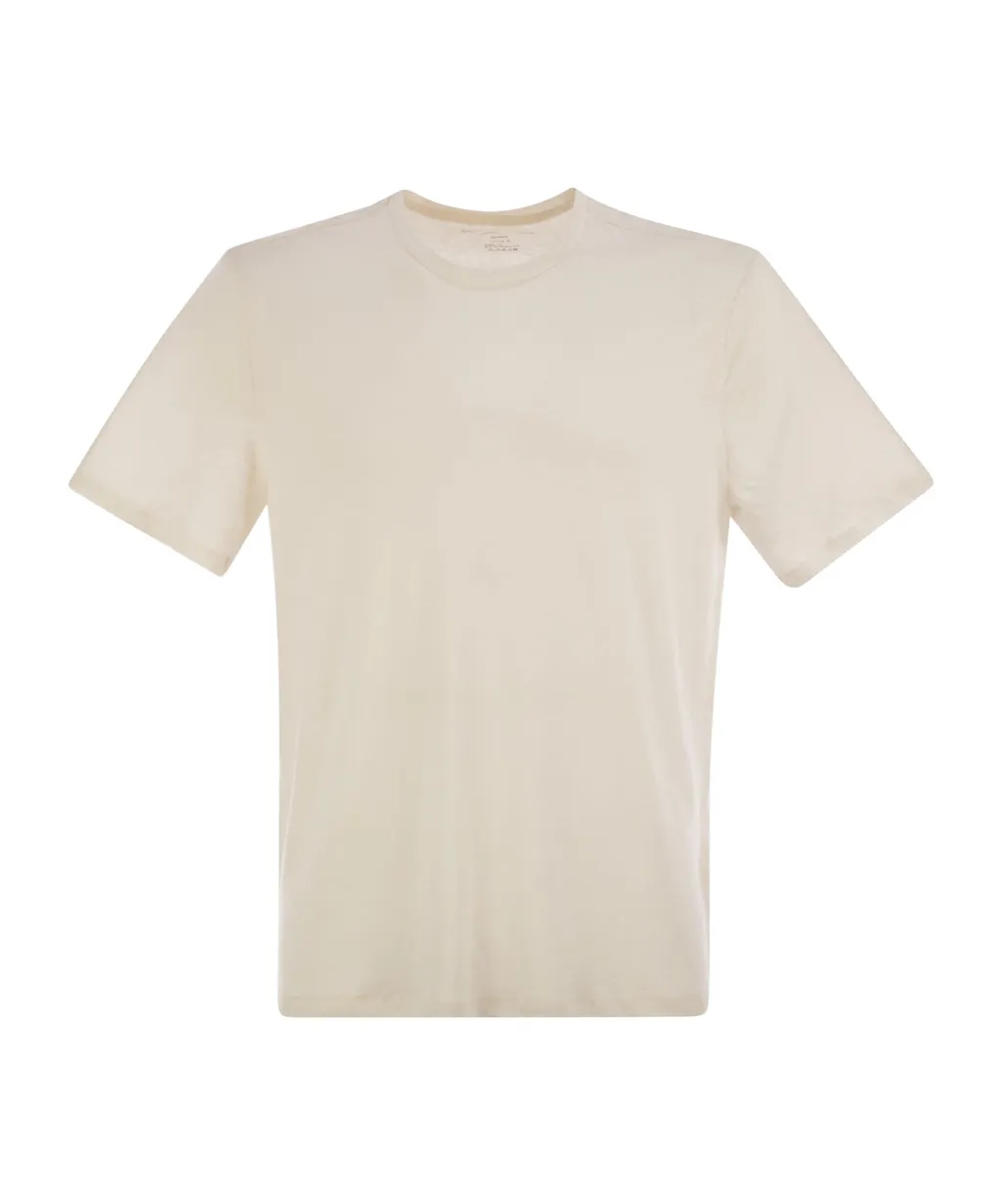 Crew Neck Linen T-Shirt