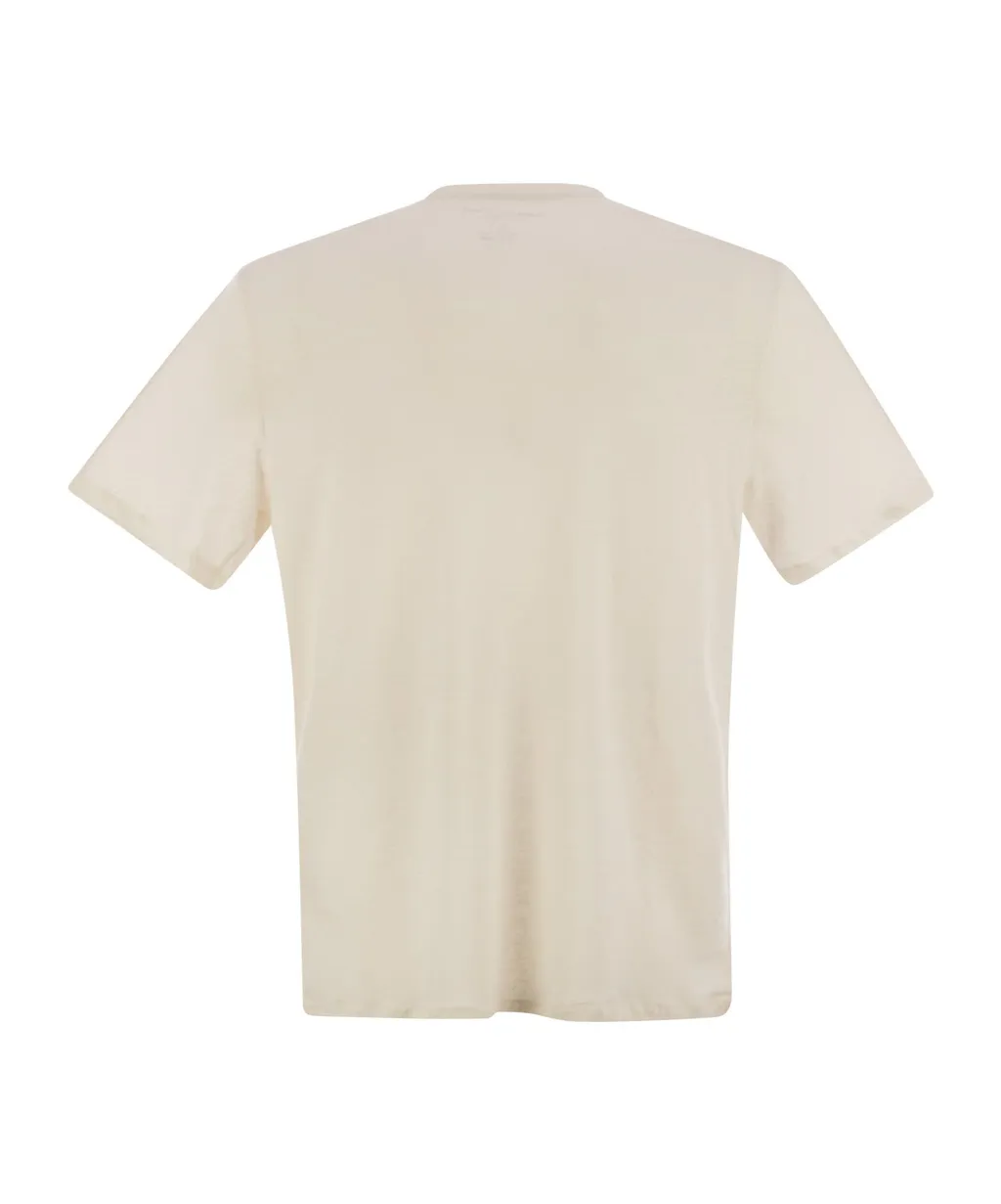 Crew Neck Linen T-Shirt