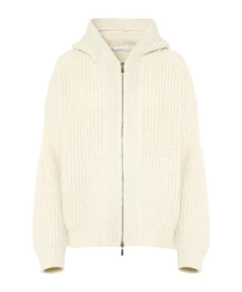 Hooded Zip-Up Cardigan
