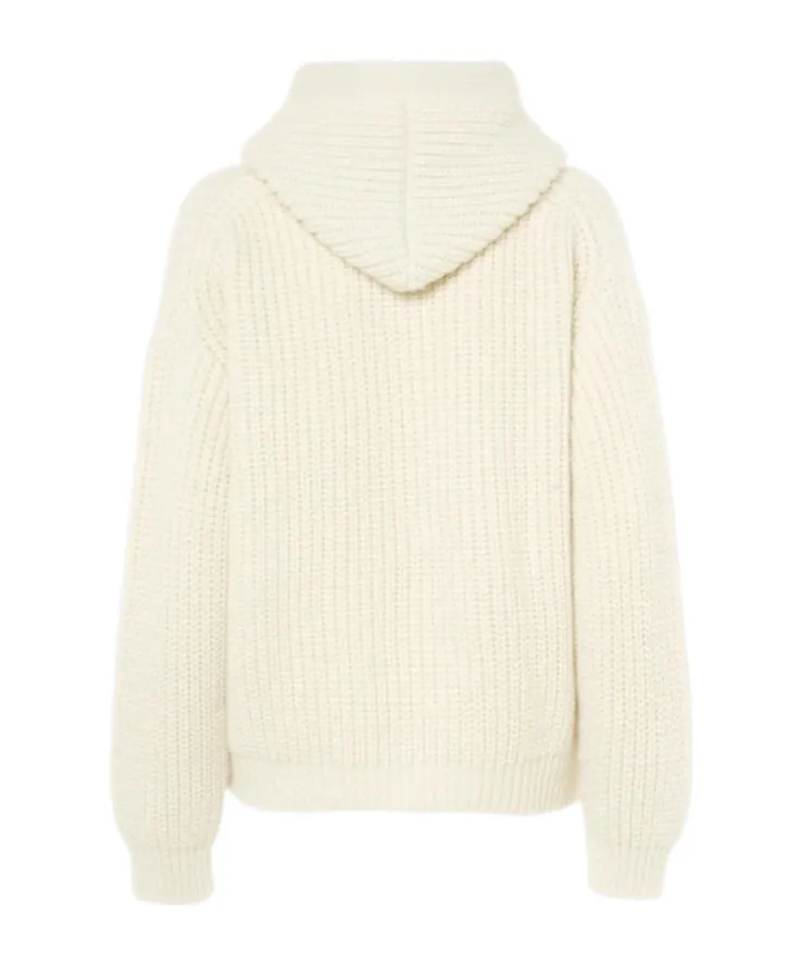 Hooded Zip-Up Cardigan