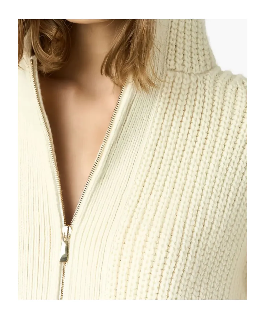 Hooded Zip-Up Cardigan