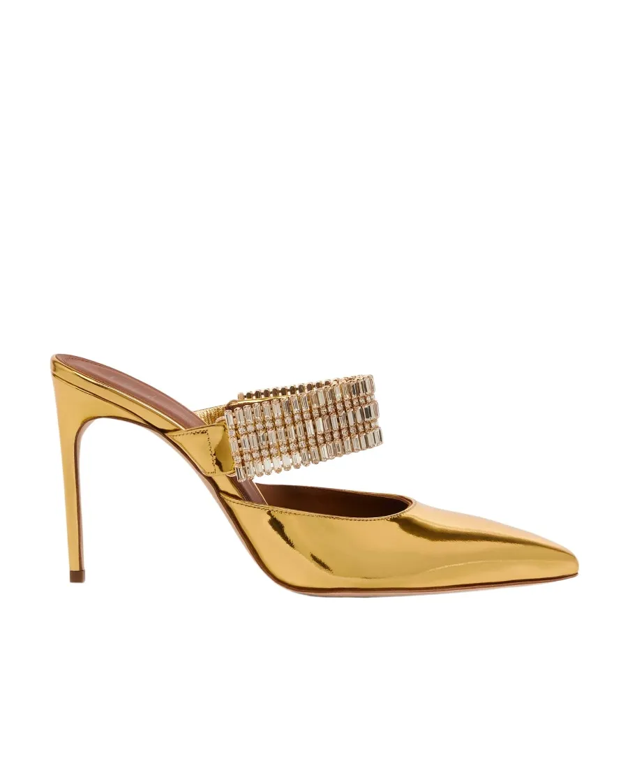 Jolie 90Mm Leather Mules