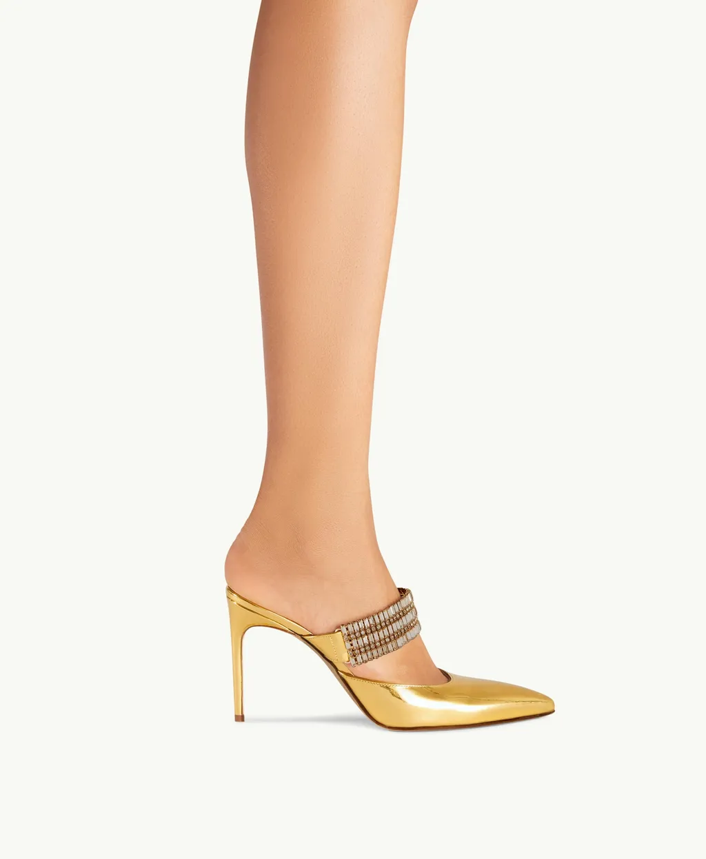 Jolie 90Mm Leather Mules