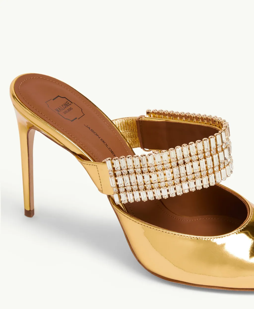 Jolie 90Mm Leather Mules
