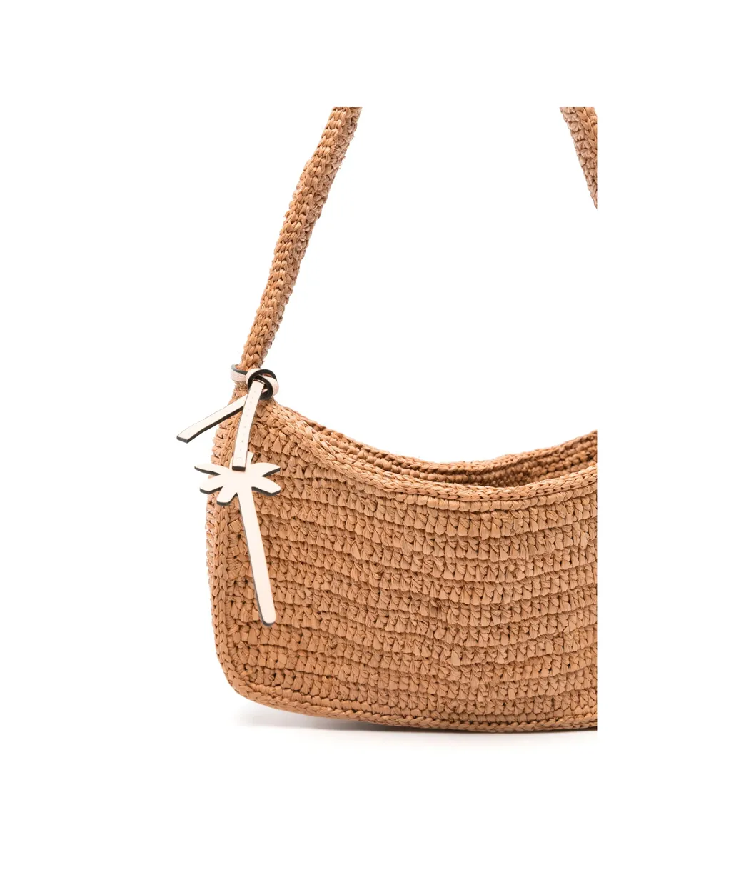 Interwoven Raffia Shoulder Bag