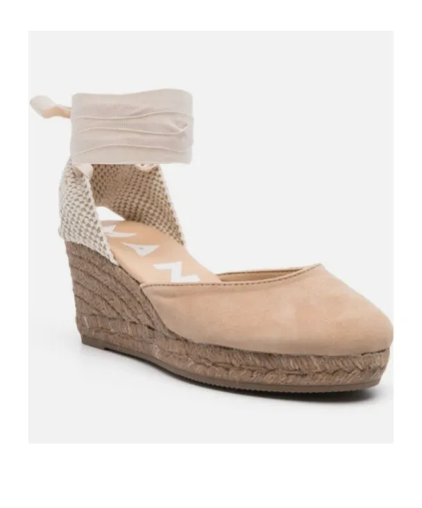 Hamptons Ankle Strap Wedge Espadrilles