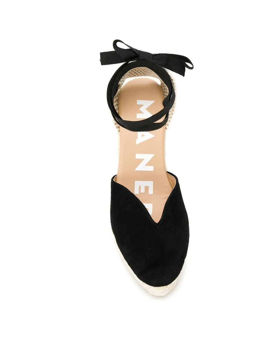 Wrap-Tie Wedge Espadrilles