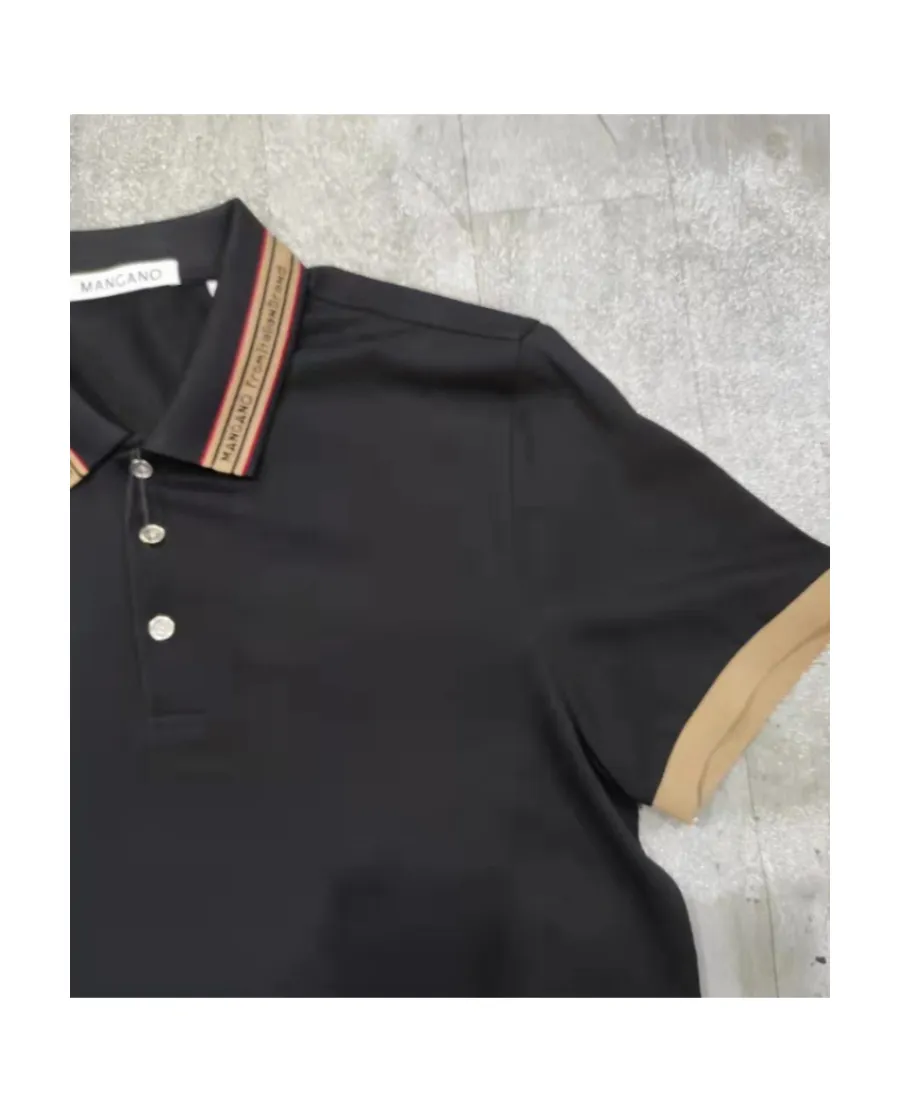 Logo Lapel Polo Shirt