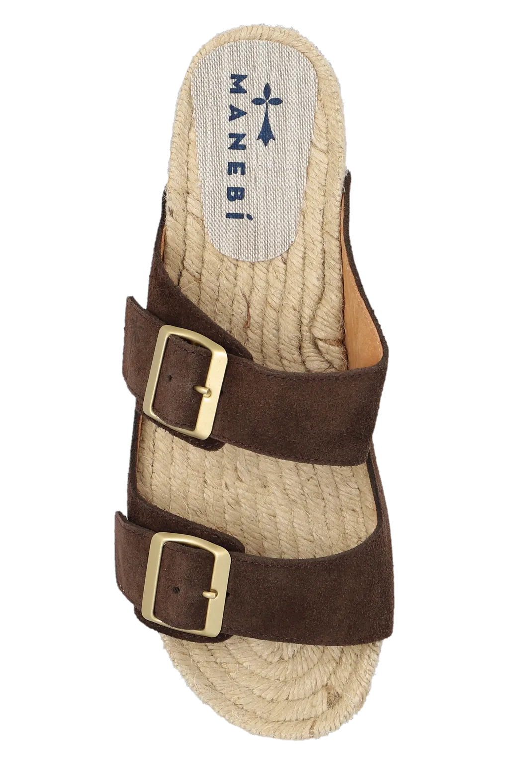 Double-Buckle Flat Espadrilles