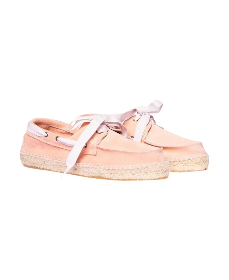 Lace-Up Espadrille Loafers