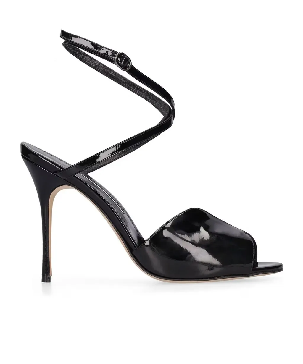 Hourani Open-Toed Heels