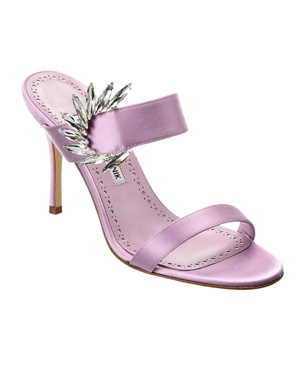 Chivela Crystal High-Heeled Sandals