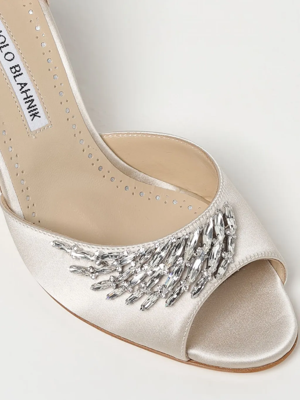 Gemstone Buckle Sandals