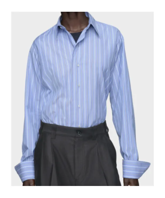 Striped Long-Sleeved Shirt