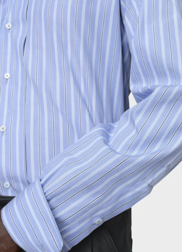 Striped Long-Sleeved Shirt