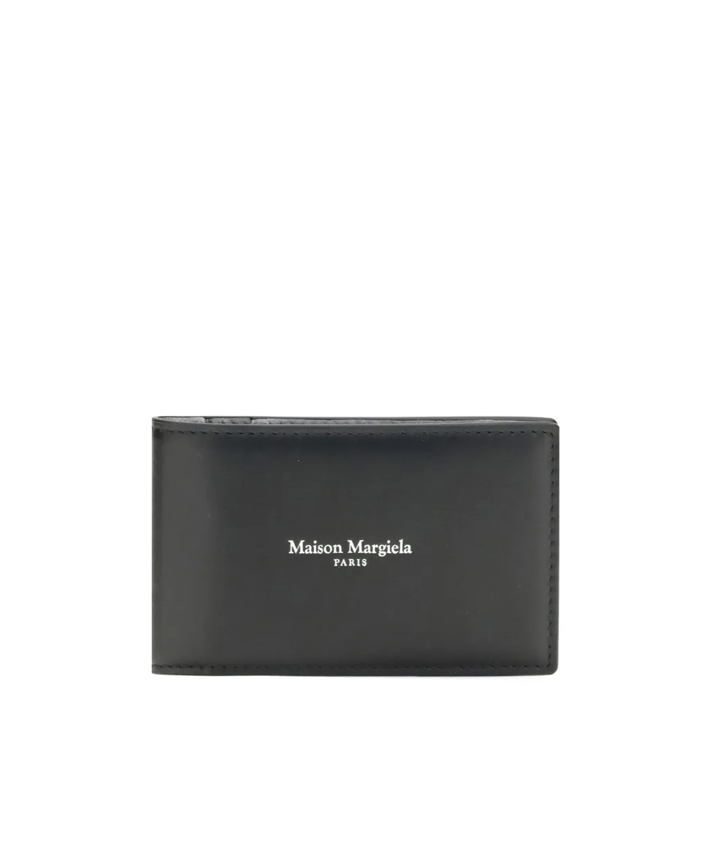 Logo-Printed Tonal Stitch Cardholder