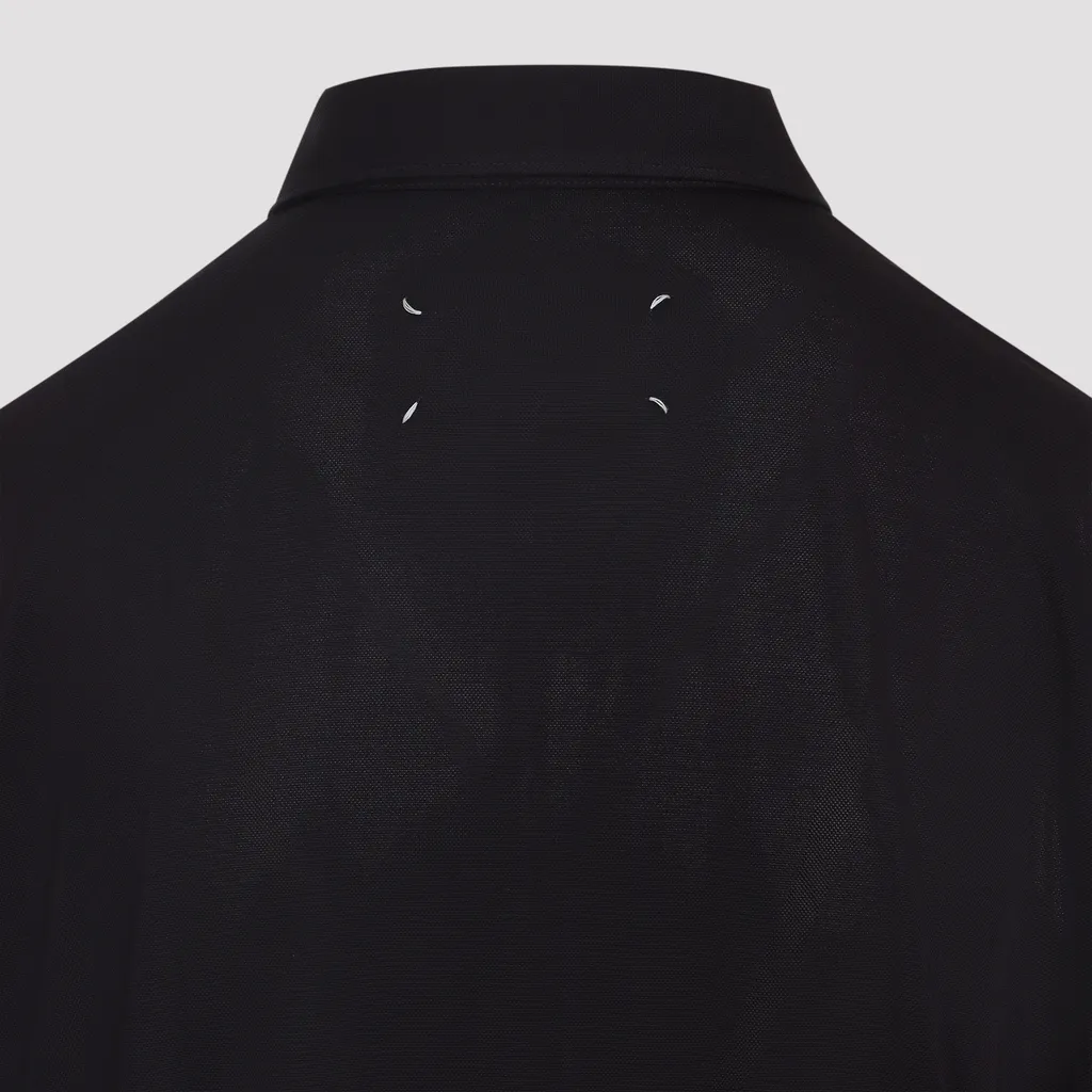 Buttoned-Collar Polo Shirt