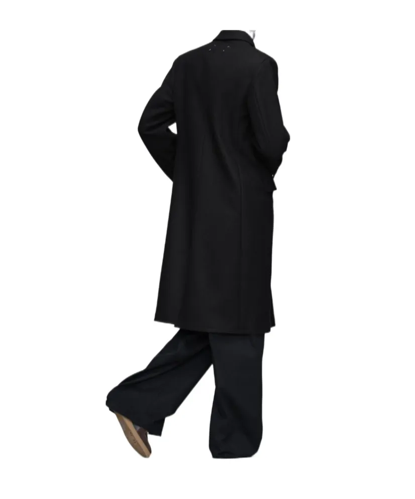 Long Sleeved Double-Breasted Coat