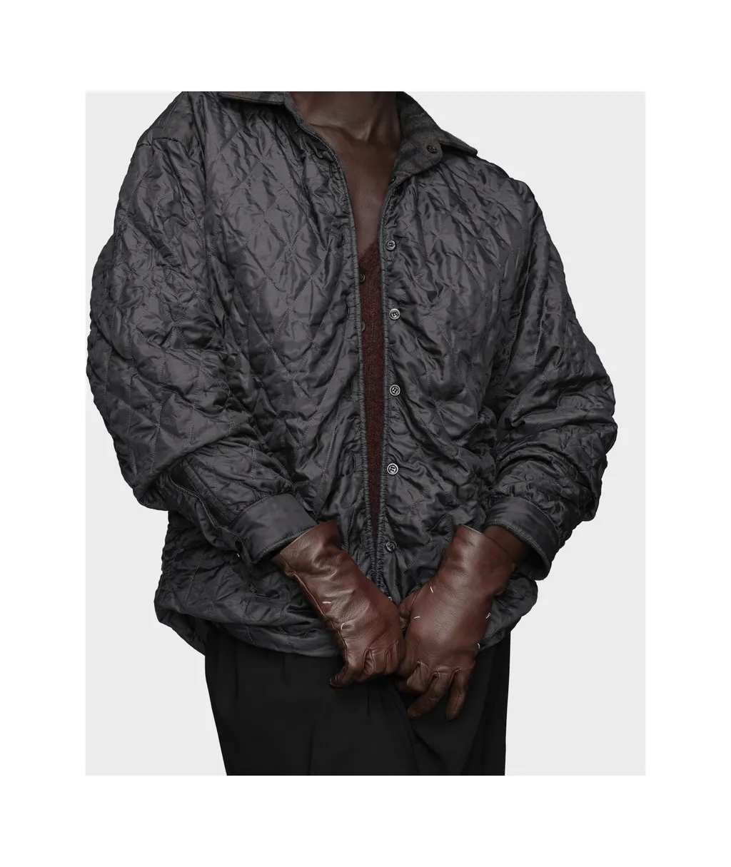 Buttoned Quilted Jacket