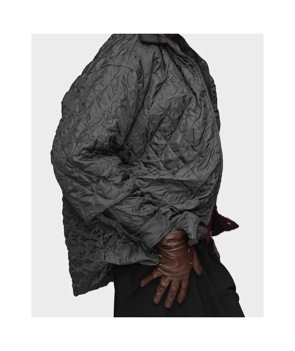 Buttoned Quilted Jacket